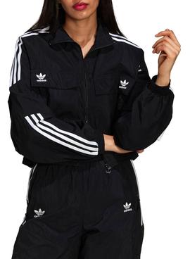 Chaqueta Adidas Disrupted Icon Negro Para Mujer