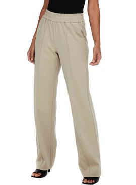 Pantalones Only Poptrash Suki beige Para Mujer