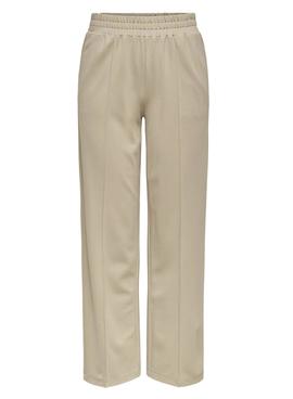 Pantalones Only Poptrash Suki beige Para Mujer