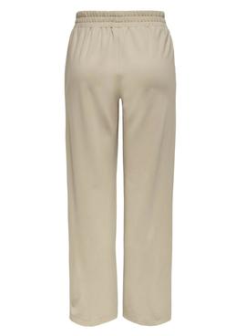 Pantalones Only Poptrash Suki beige Para Mujer