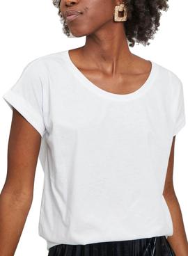 Camiseta Vila Vidreamers Pure Blanco Para Mujer