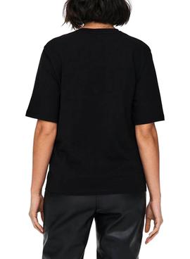 Camiseta Only SnoopyNegro Para Mujer