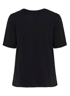 Camiseta Only SnoopyNegro Para Mujer