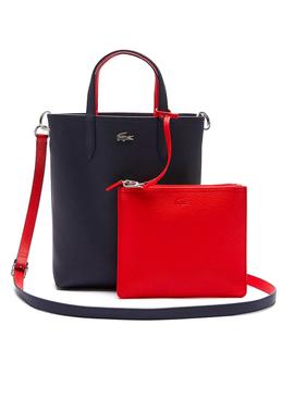 Bolso Lacoste Tote Anna Reversible Marino Mujer