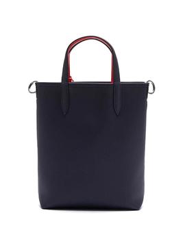 Bolso Lacoste Tote Anna Reversible Marino Mujer