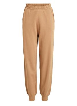 Pantalon Vila Vimusty Tostado Mujer