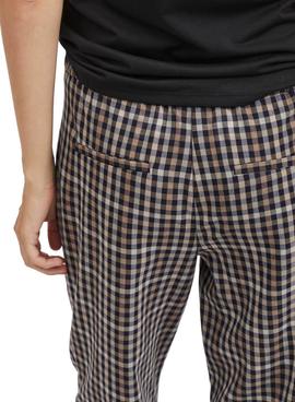 Pantalones Vila Vititti Cuadros Para Mujer