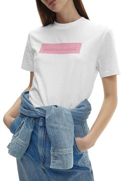 Camiseta Calvin Klein Jeans Hero Blanco para Mujer
