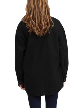 Sobrecamisa Vila Vikimmi Negro Para Mujer