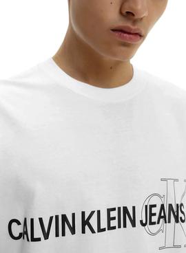 Camiseta Calvin Klein Instit Blanco para Hombre
