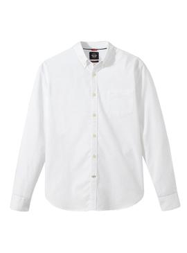 Camisa Dockers Oxford Stretch Blanco Hombre