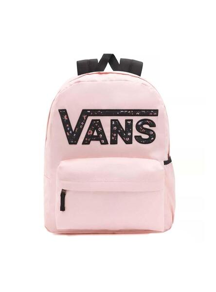 He reconocido Están familiarizados móvil Mochila Vans Realm Flying Rosa para Niña