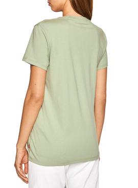 Camiseta Levis Batwing Verde Mujer