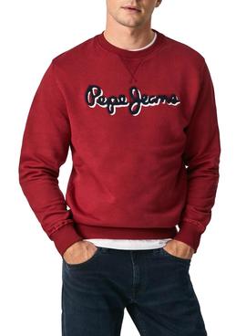 Sudadera Pepe Jeans Lamont Granate para Hombre