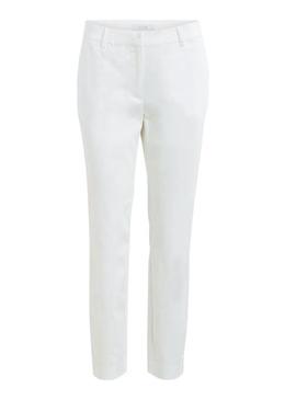 Pantalones Vila Viseana Blanco Mujer