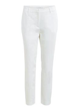Pantalones Vila Viseana Blanco Mujer