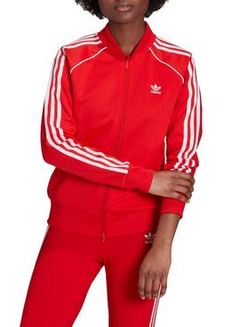 Chaqueta Adidas Primeblue Rojo para Mujer