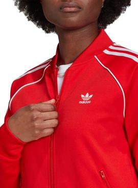 Chaqueta Adidas Primeblue Rojo para Mujer