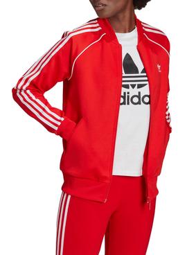 Chaqueta Adidas Primeblue Rojo para Mujer