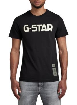 Camiseta G-Star Raw Negro para Hombre