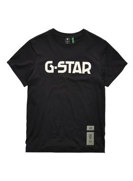 Camiseta G-Star Raw Negro para Hombre
