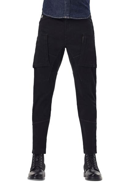 Pantalon Cargo 3D Negro Hombre