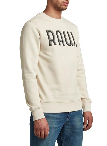 Sudadera G-Star Raw Beige para