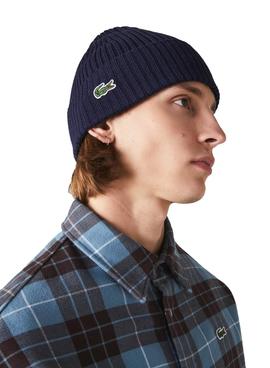 Gorro Lacoste Bonnet Marino para Hombre