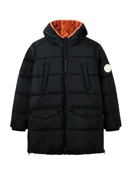 Parka Pepe Jeans Acolchada Fred Negro Para Niño