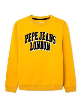 Sudadera Pepe Jeans Jameson Mostaza Para Niño