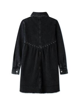 Vestido Pepe Jeans Florida Denim Negro Para Niña