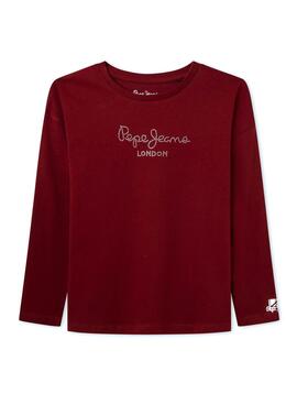 Camiseta Pepe Jeans Nuria Rojo Para Niña