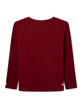 Camiseta Pepe Jeans Nuria Rojo Para Niña