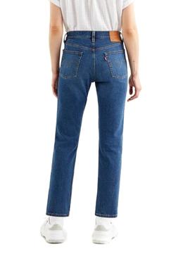 Pantalon Vaquero Levis 501 Crop Denim Mujer