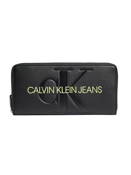 Billetera Calvin Klein Jeans Sculpted Negro