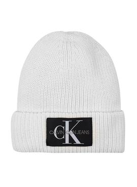 Gorro Calvin Klein Jeans Monogram Blanco 