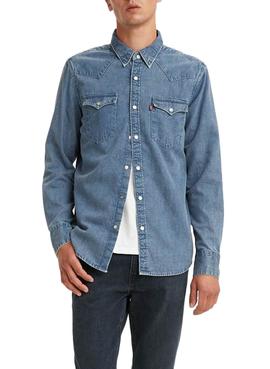 Camisa Levis Barstow Western Denim Hombre