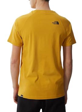 Camiseta The North Face Box Amarillo para Hombre