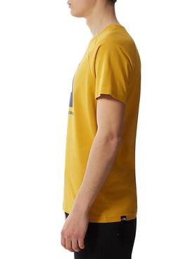 Camiseta The North Face Box Amarillo para Hombre