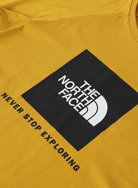 Camiseta The North Face Box Amarillo para Hombre