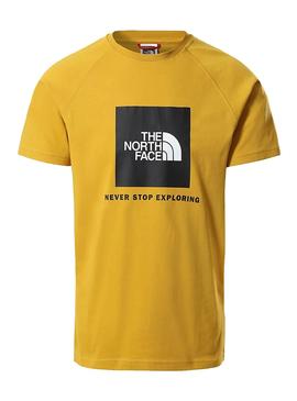 Camiseta The North Face Box Amarillo para Hombre