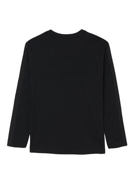 Camiseta Mayoral Bolsillo Negro Para Niño