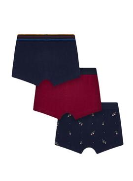 Set 3 boxers Mayoral Snow Granate Para Niño