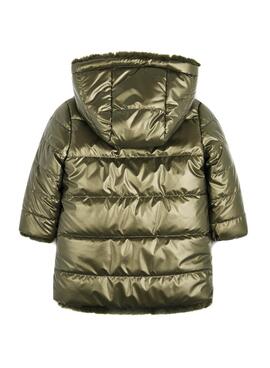 Abrigo Mayoral Reversible Pelo Verde Para Niña