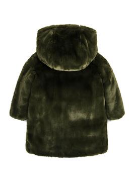 Abrigo Mayoral Reversible Pelo Verde Para Niña