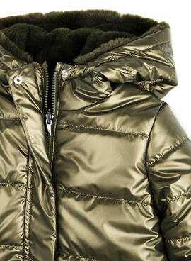 Abrigo Mayoral Reversible Pelo Verde Para Niña