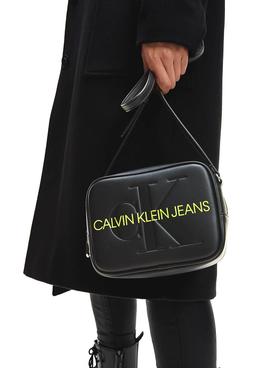 Bolso Calvin Klein Jeans Sculpted Negro para Mujer