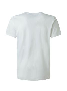 Camiseta Pepe Jeans Roland Blanco para Hombre