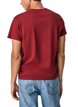 Camiseta Pepe Jeans Raphael Granate para Hombre