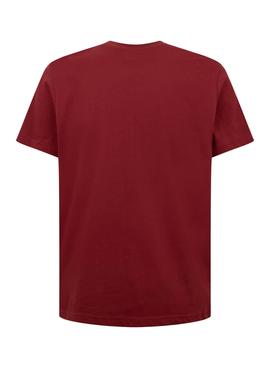 Camiseta Pepe Jeans Raphael Granate para Hombre